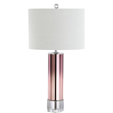 Edward 27" Glass/Crystal LED Table Lamp - JONATHAN Y